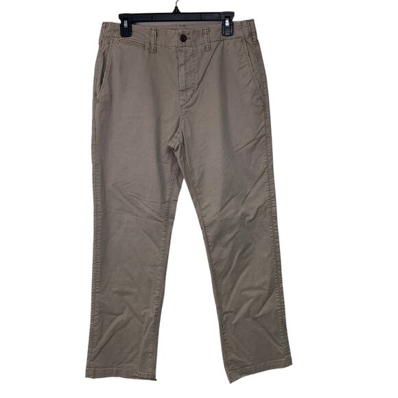 New American Eagle 32X32 Cotton Blend Original Boot Cut Lived In Khakis w Flaw - Picture 1 of 6